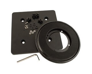 Aqua-Vu XD Turntable – 360° Rotating Mount for Underwater Cameras & Forward-Facing Sonar Shuttles – Compatible with HD Series, Garmin & Lowrance Systems
